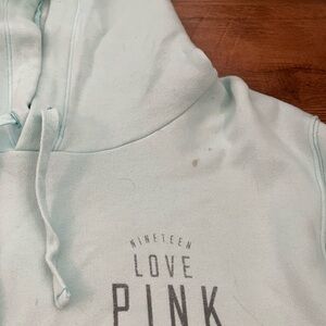 Light Blue Victoria’s Secret PINK Hoodie